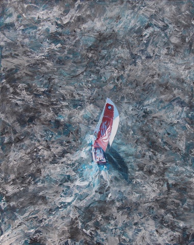 Volvo Ocean Race. Slide on Silver 190x150 cm