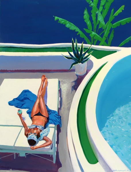 Sunbathes - 30x40 cm