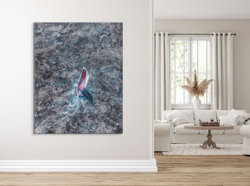 Volvo Ocean Race. Slide on Silver 190x150 cm