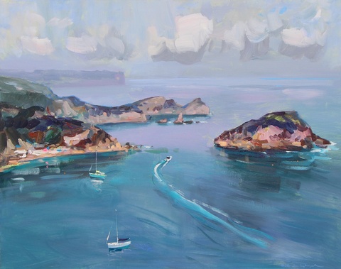 Summer Rain. Javea 95x120 cm