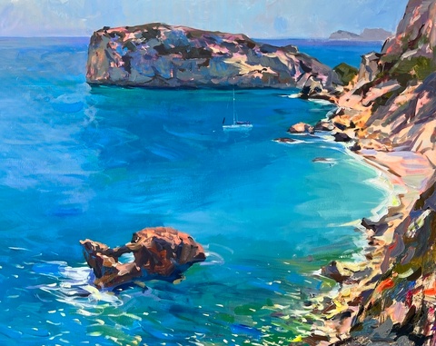 Isla Descubridor. Cala Ambolo 95x120 cm