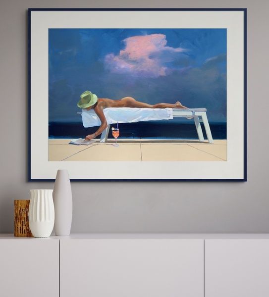 Relajaci&oacute;n de agosto &middot; Mariia Zhurykova &middot; 50&times;70 cm &middot; L&aacute;mina art&iacute;stica AP.21.2 фото
