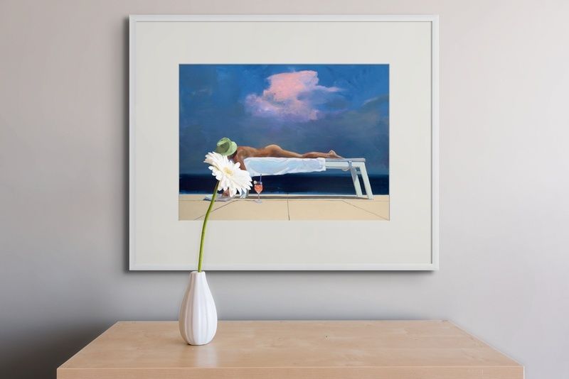 Relajaci&oacute;n de agosto &middot; Mariia Zhurykova &middot; 50&times;70 cm &middot; L&aacute;mina art&iacute;stica AP.21.2 фото