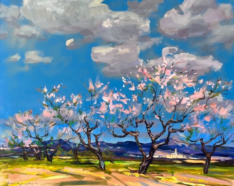 Almond Blossom 81x100 cm