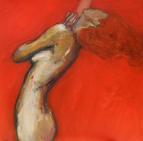 Redhead 100x100 cm