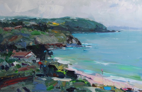 Galician Coast. July 65x100 cm