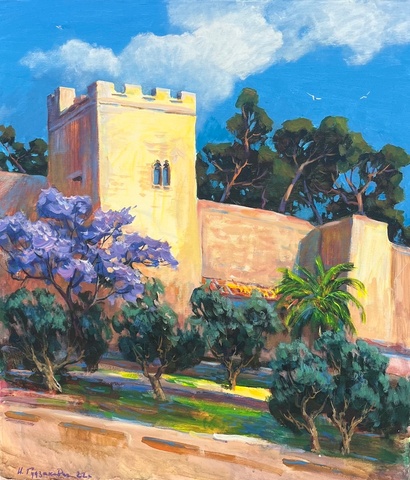 Denia Castle 80x70 cm