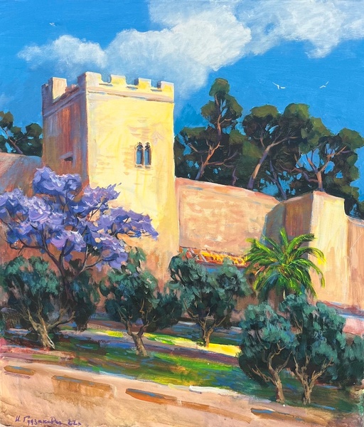 Denia Castle 80x70 cm