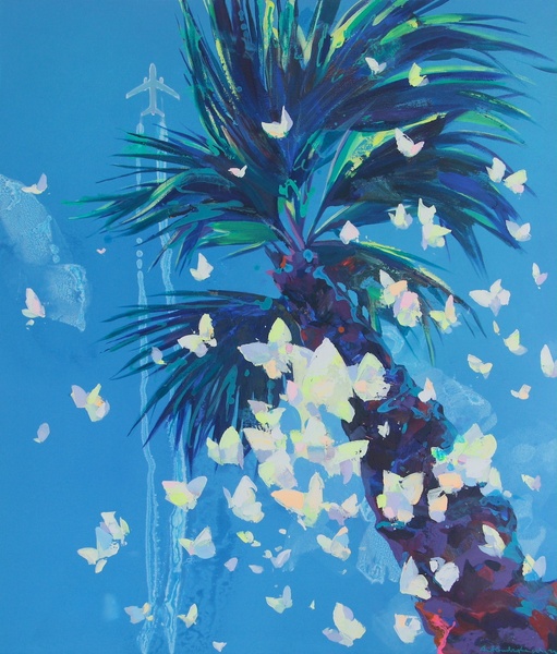 Butterfly effect 110x95 cm