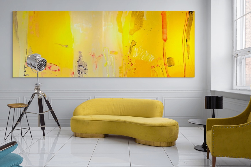 Sunny Garden 150x400 cm