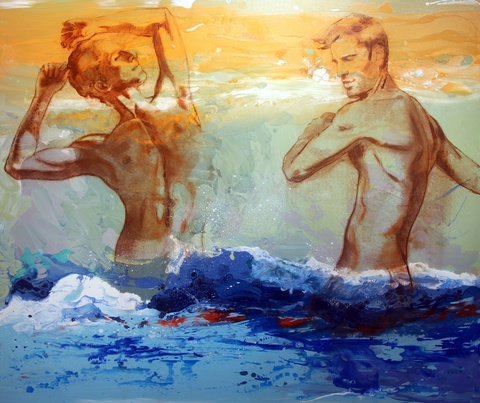 The Bathers 150x180 cm