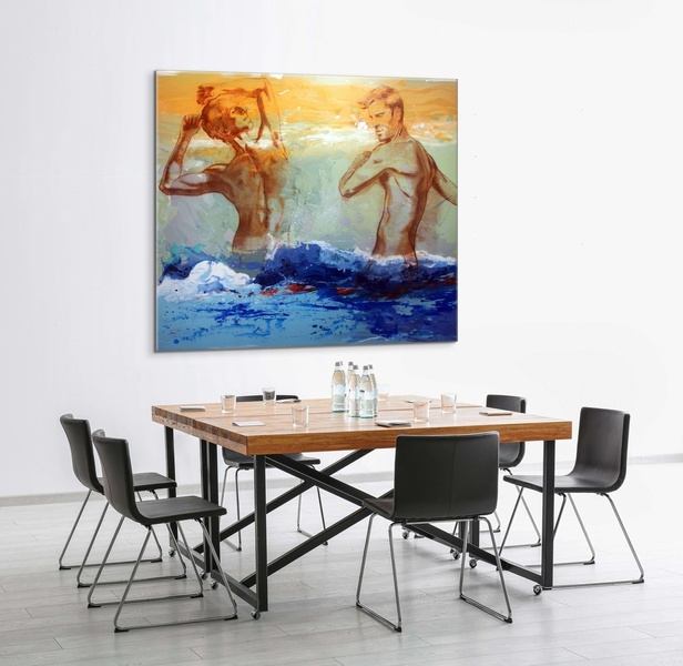 The Bathers 150x180 cm